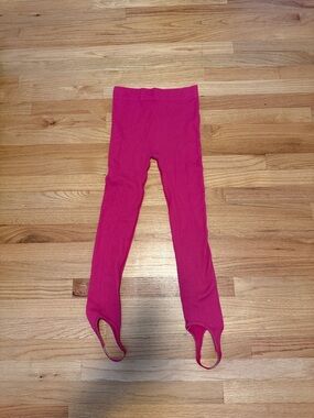 Zara Magenta Stirrup Leggings